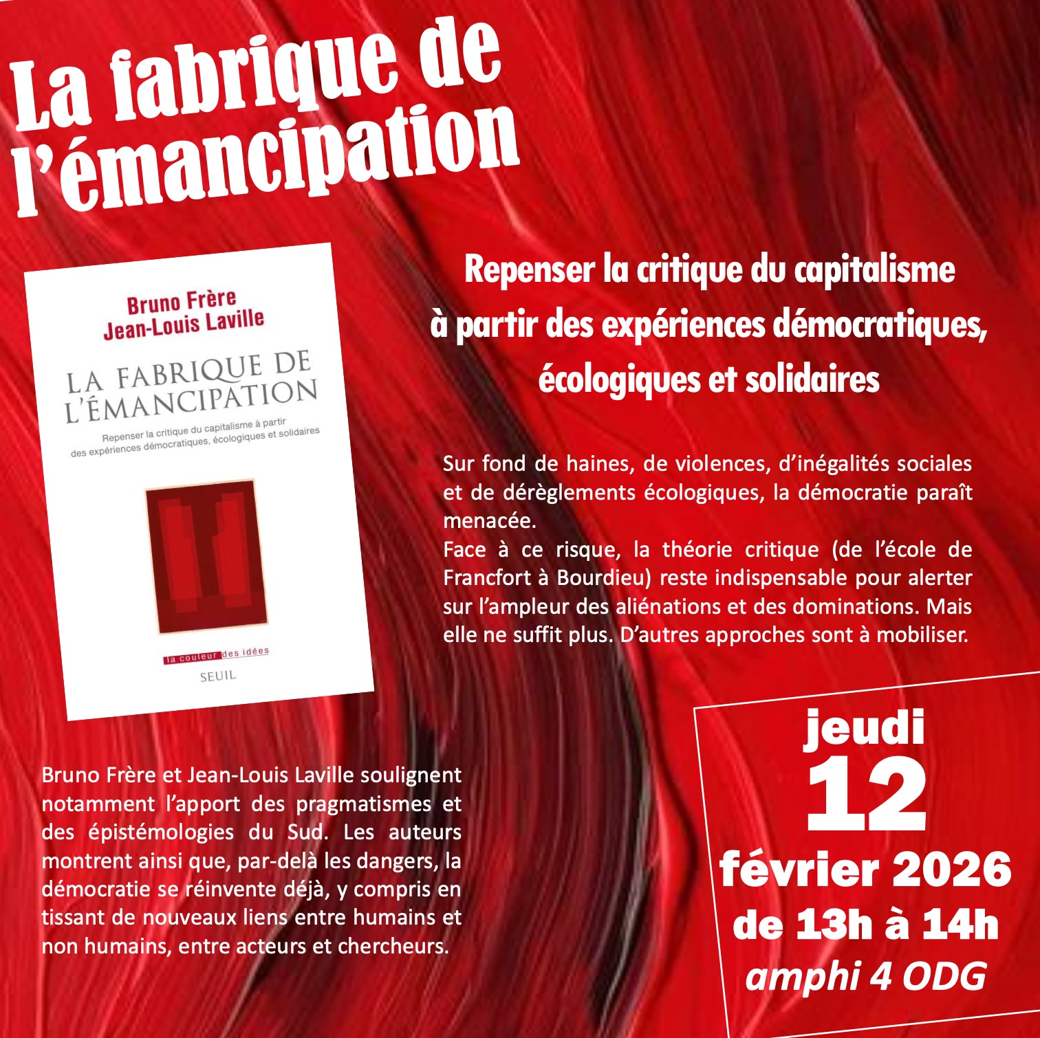 la fabrique de l'émancipation 